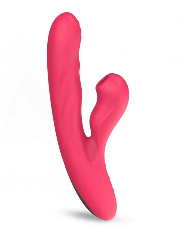 ZEMALIA 紅色OTTO 陰蒂吸吮棒 一台多用 活塞 女性成人玩具