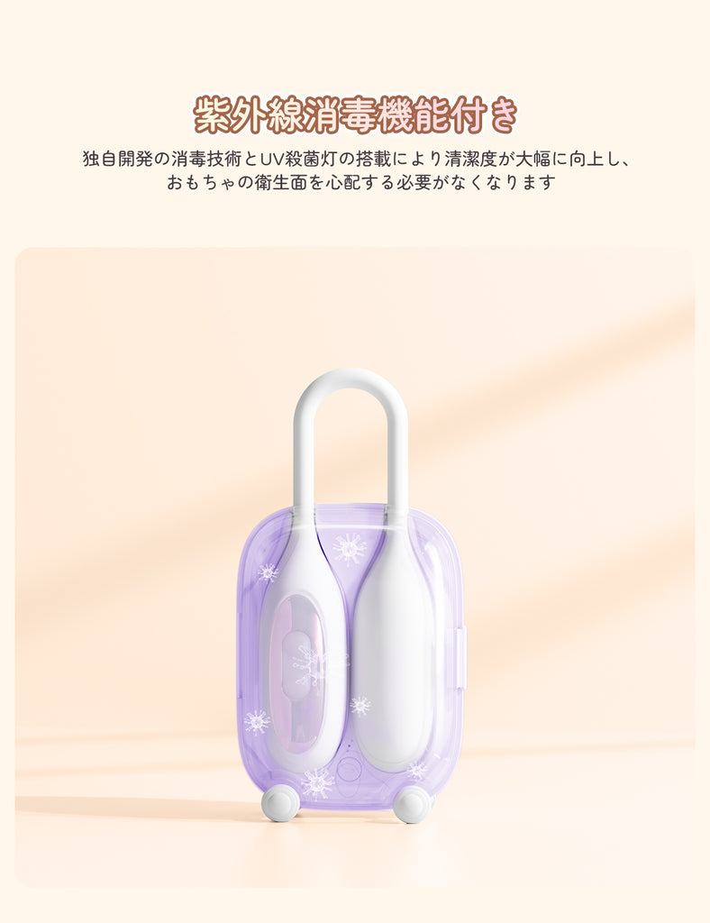 BeYourLover 行李箱 白色 吮吸震動器 兩點刺激 遠程遙控 情趣用品